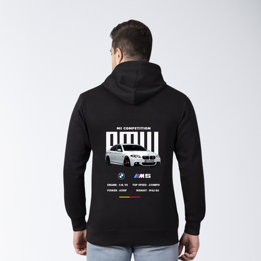 BMW M5 Competition Black Hoodie for Car Lovers